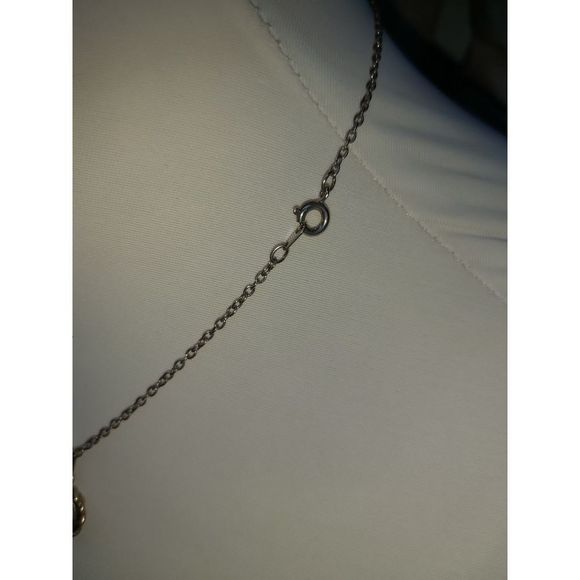 RAINBOW MOON STONE PENDANT & CHAIN - Picture 5 of 5